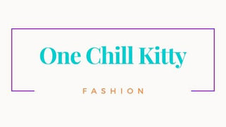 One Chill Kitty logo - Fashion for finicky women