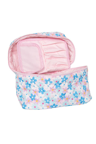 Dainty Floral Makeup Bag