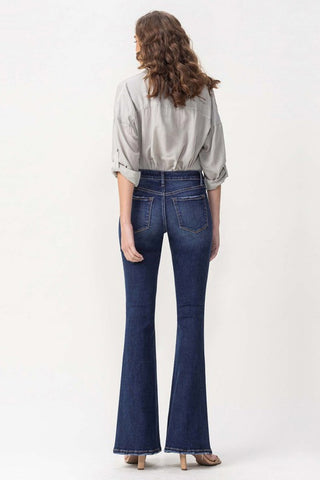 Full Size Joanna Midrise Flare Jeans from LOVERVET has many styling options